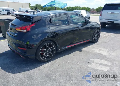 2019 Hyundai Veloster N из США, поврежденный, VIN KMHT36AH6KU003049